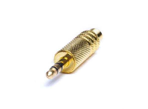 SMI Ficha 3,5 Macho Stereo – Dourada SMI Ficha 3,5 Macho Stereo – Dourada